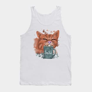 morning cat Tank Top